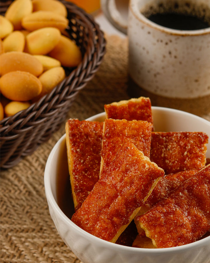 Biscoitos com Manteiga de Garrafa